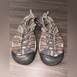 Keen Sandals Brown and Orange Size 7.5